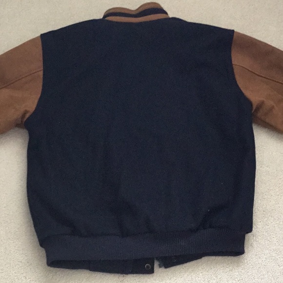 Wool and leather winter jacket - Picture 2 of 8